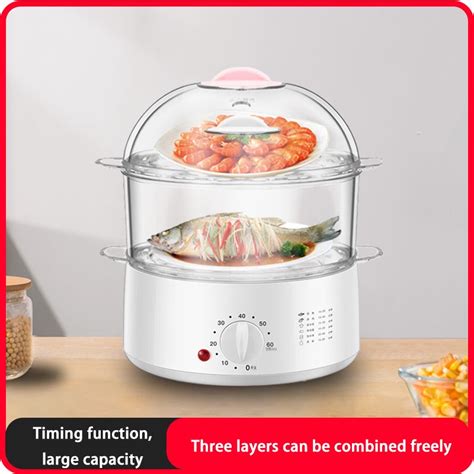 Electric Steamer Household Layer Large Capacity Siomai Siomai