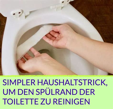 So Entfernst Du Braune Ablagerungen Unter Dem Toilettenrand Haushalt