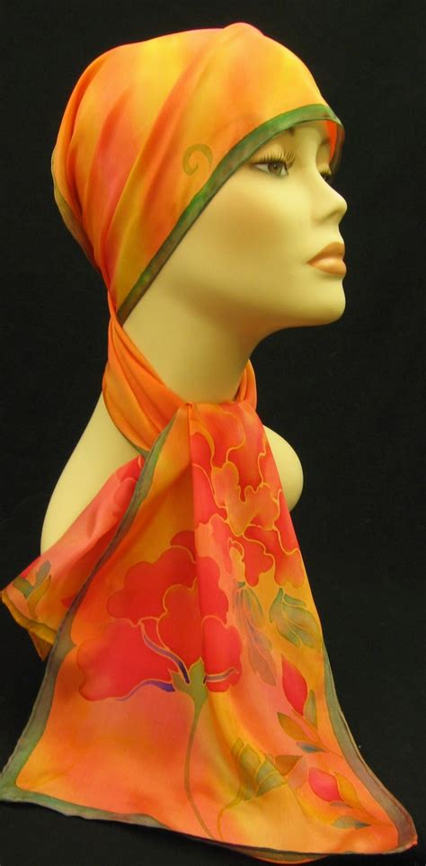 Hellenne Vermillion Art: Silk Scarves