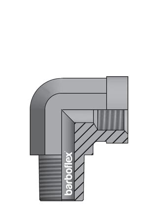 CODO 90º BSP MACHO HEMBRA FIJA Barboflex