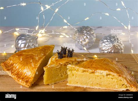 Three Kings Cake Or Galette Des Rois In French Traditional Epiphany