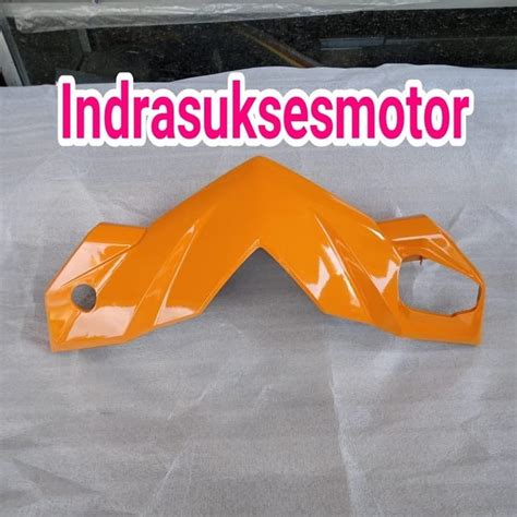 Jual Baru Batok Kepala Depan Motor Honda Beat Karbu Warna Orange Oren