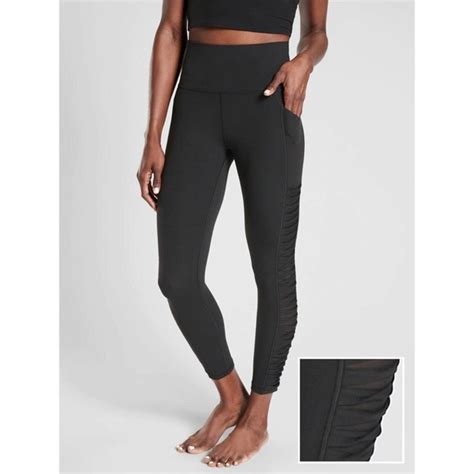 Athleta Pants Jumpsuits Athleta Black Salutation Stash Pocket