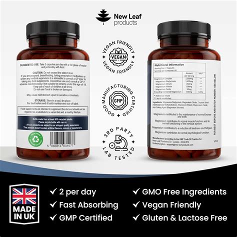 Buy New Leaf Magnesium Malate Online Faithful To Nature