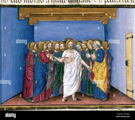 Risen Christ Appears To Apostles Hi Res Stock Photography And Images