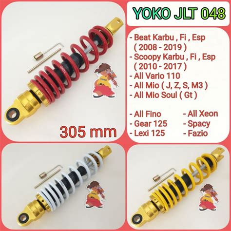 SHOCKBREAKER YOKO JLT 048 MIO BEAT VARIO 305MM Lazada Indonesia