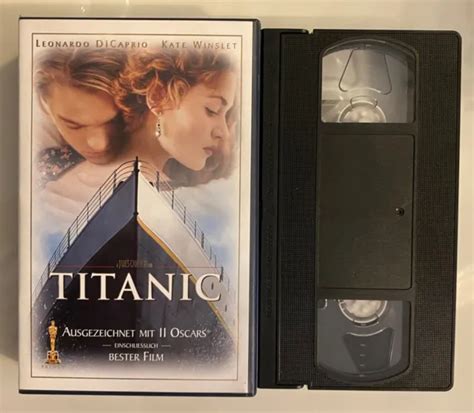 TITANIC VHS MIT Kate Winslet Und Leonardo DiCaprio 11 Oscars EUR 1