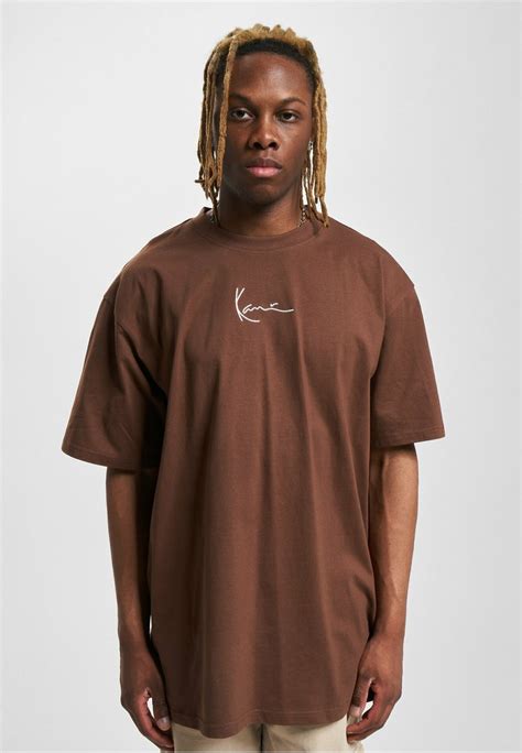 Karl Kani Small Signature Essential Tricou Cu Imprimeu Dark Brown