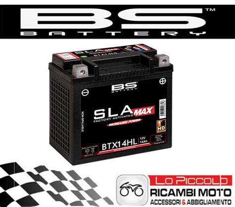 BTX14HL BATTERIA BS BATTERY SLA HARLEY DAVIDSON XL 1200 T SPORTSTER