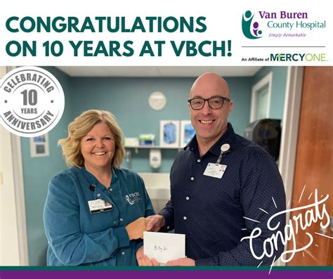 Congratulations Billy Jo Van Buren County Hospital