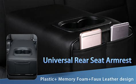 Amazon Universal Car Rear Seat Armrest Row Console Box With Cup