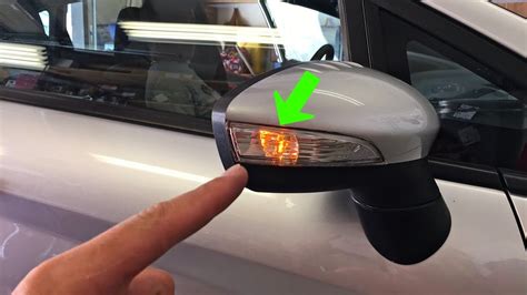 How To Replace Turn Signal Light Bulb In Mirror On Ford Fiesta Mk