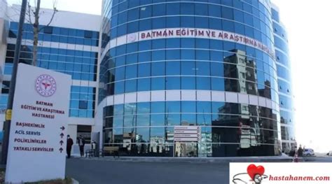 Batman E Itim Ve Ara T Rma Hastanesi Kulak Burun Bo Az Doktorlar