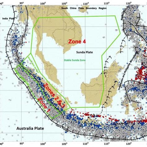 Distribution Of Earthquake Epicenters In South East Asia [14] Download Scientific Diagram