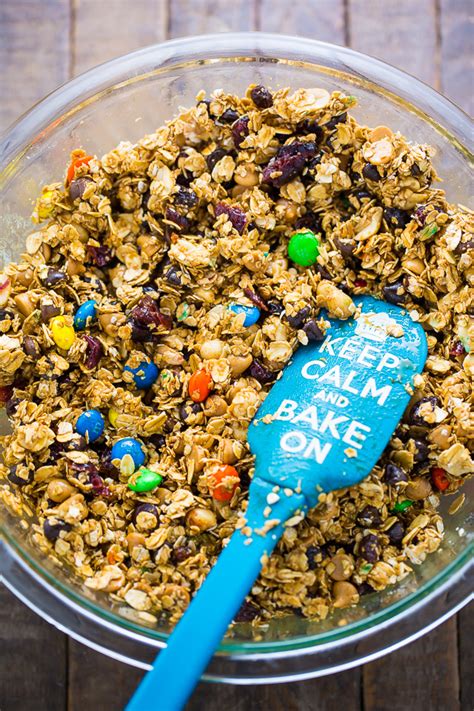 Trail Mix Granola Bars Baker By Nature