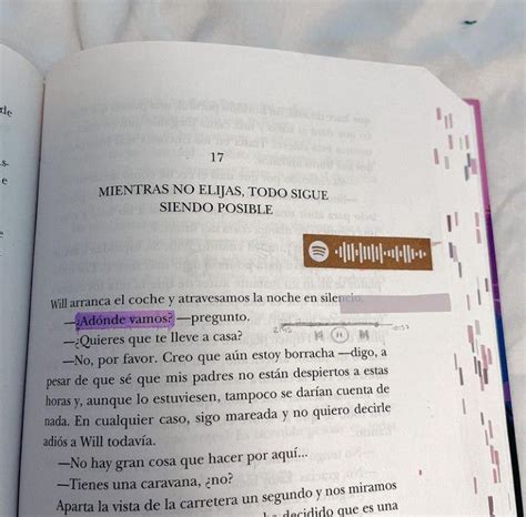 An Open Book With Spanish Words On The Page And Some Type Of Text Below It