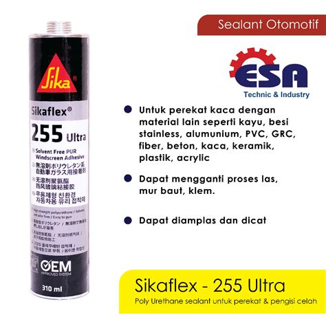 Jual LEM KACA MOBIL SEALANT MOBIL SIKAFLEX 255 ULTRA Shopee Indonesia