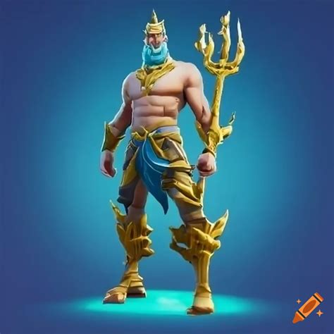 Poseidon Character In Fortnite On Craiyon