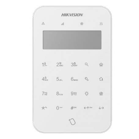 Hikvision Ds Pk Lt We Clavier Sans Fil Pour Alarme Hikvision Ax Pro