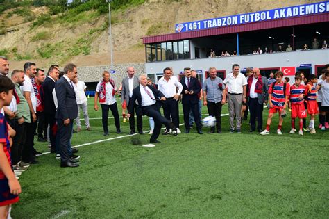 1461 Trabzon FK Altyapı Tesisinin Açılışı Törenle Gerçekleştirildi