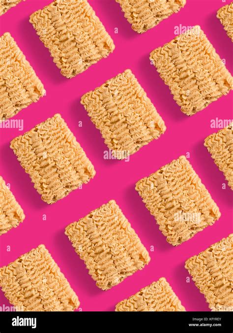 Instant Noodles Composition Stock Photo Alamy