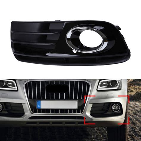 Pcs Abs Front Bumper Fog Light Grill Grille Cover Trim For Audi Q