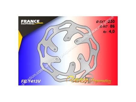 Disque De Frein Avant France Equipement Mm Vag Yamaha Dt Dtr Tt