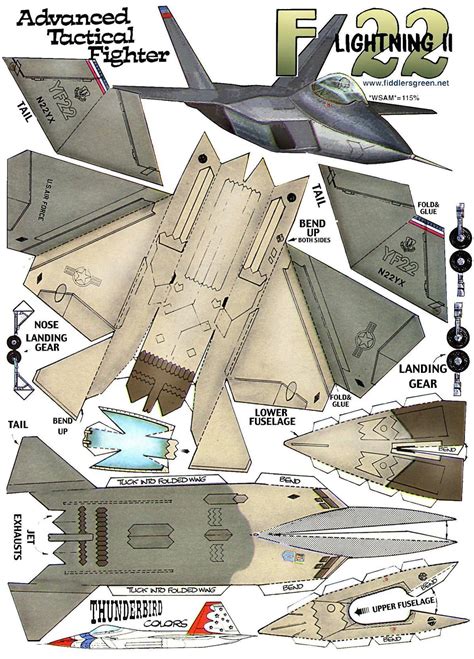 F 14 Papercraft Papercraft Among Us