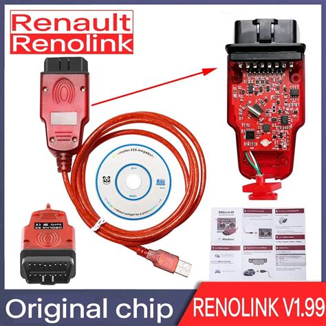 Latest Professional Renolink V Obd Cable For Renault Car Auto Tool