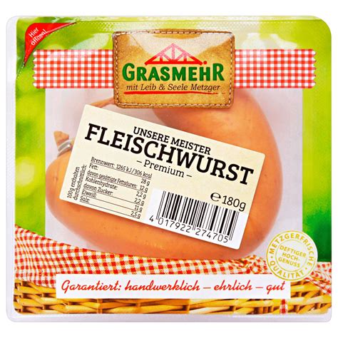 Grasmehr Fleischwurst Miniring G Bei Rewe Online Bestellen