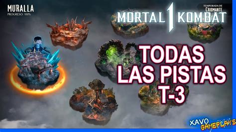 Todas las pistas del Modo Invasión Temporada 3 Mortal Kombat 1