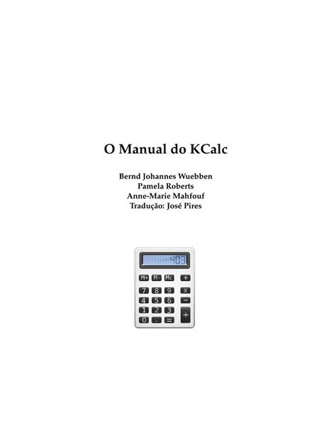 Pdf O Manual Do Kcalc Docs Kde Org Log Calcula O Logaritmo De