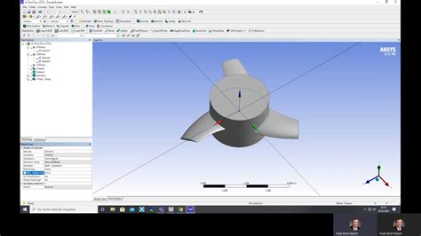 Ansys Cfx Design Of A Propeller With 3 Blades Youtube