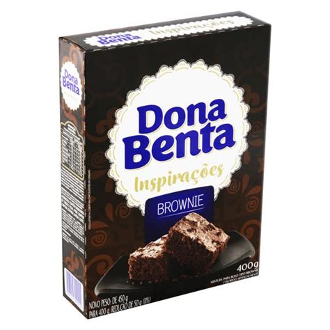 Mistura Para Bolo Brownie Dona Benta Inspira Es Caixa G Frade