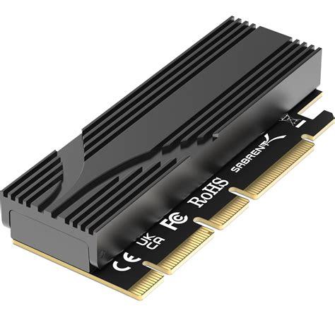 Sabrent NVMe M 2 SSD To PCIe Adapter Card With Aluminum EC TFPE