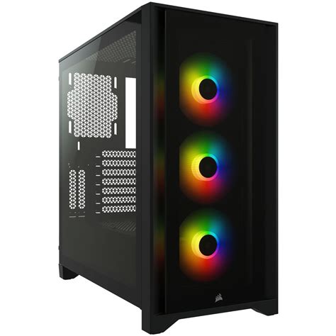 Buy Corsair Icue 4000x Rgb Tempered Glass Mid Tower Case Black Cc