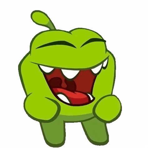 Laughing Om Nom Sticker Laughing Om Nom Cut The Rope Discover And