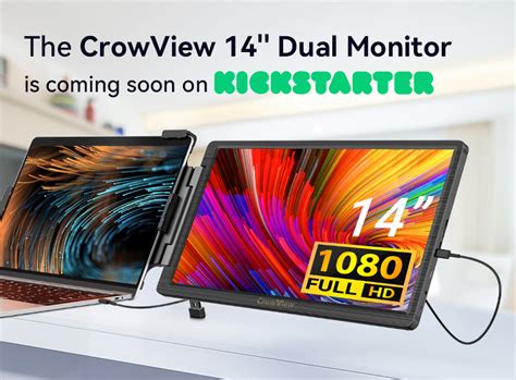 The Crowview 14 Dual Monitor Is Coming Soon On Kickstarter