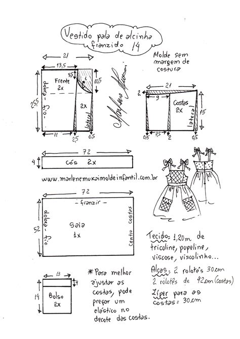 Vestido Alcinha Pala E Saia Franzida Diy Marlene Mukai Molde