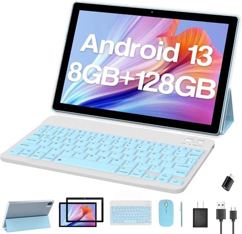 Tablet Android 13 de 10 pulgadas 2024 más reciente de 12 GB de RAM 128