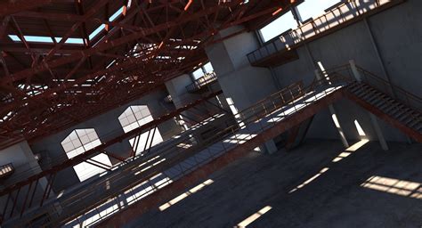 ArtStation - 3D Warehouse Interior 03 | Resources