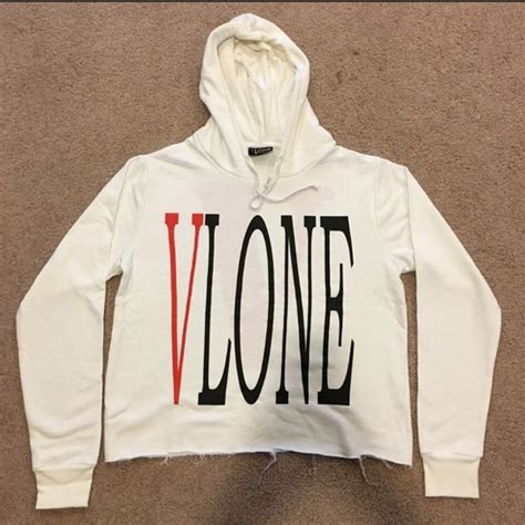 10 Off Vlone Tops Vlone Hoodie White Size Large Authentic From Htx S Closet On Poshmark