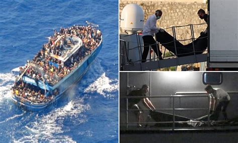 Greece Migrant Boat Disaster Body After Body Is Pulled From The Sea