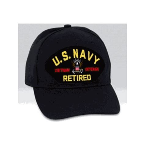 Us Navy Vietnam Veteran Retired Cap Us Navy Vietnam Veteran Ball Caps