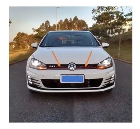 Friso Aplique Vermelho Sport Golf Tsi Gti Autocolante Parcelamento