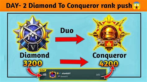 DAY 2 Diamond To Conqueror Rank Push In Bgmi C5s13 Duo Conqueror Rank