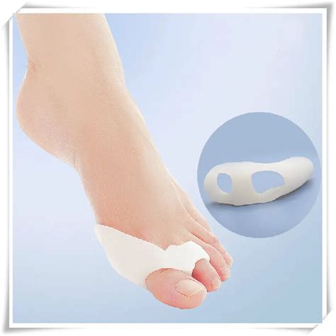 2pcs Pair Silicone Gel Bunion Splint Big Toe Separator Orthopedic