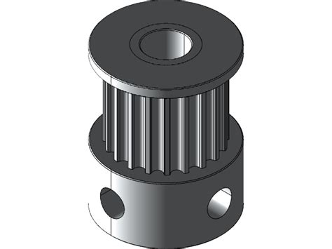 Gates Powergrip Gt Pulley Tooth Mm D Cad Model Library Grabcad