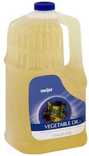 Meijer Vegetable Oil 1 Gl Nutrition Information Innit