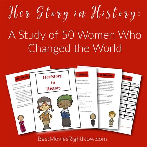 Free Womens History Month Printables